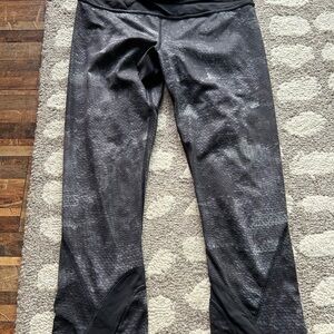 lululemon athletica Black Patterned Leggings